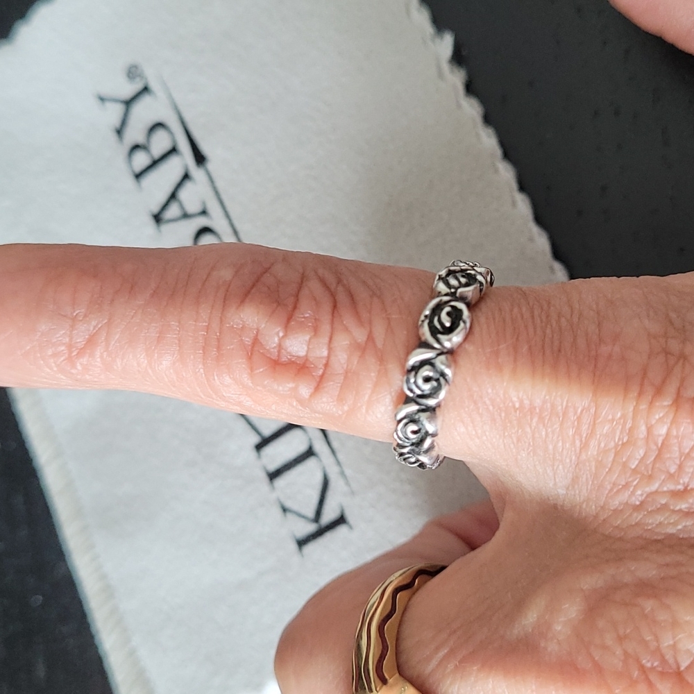 King Baby Eternity Rose Ring Size 6
